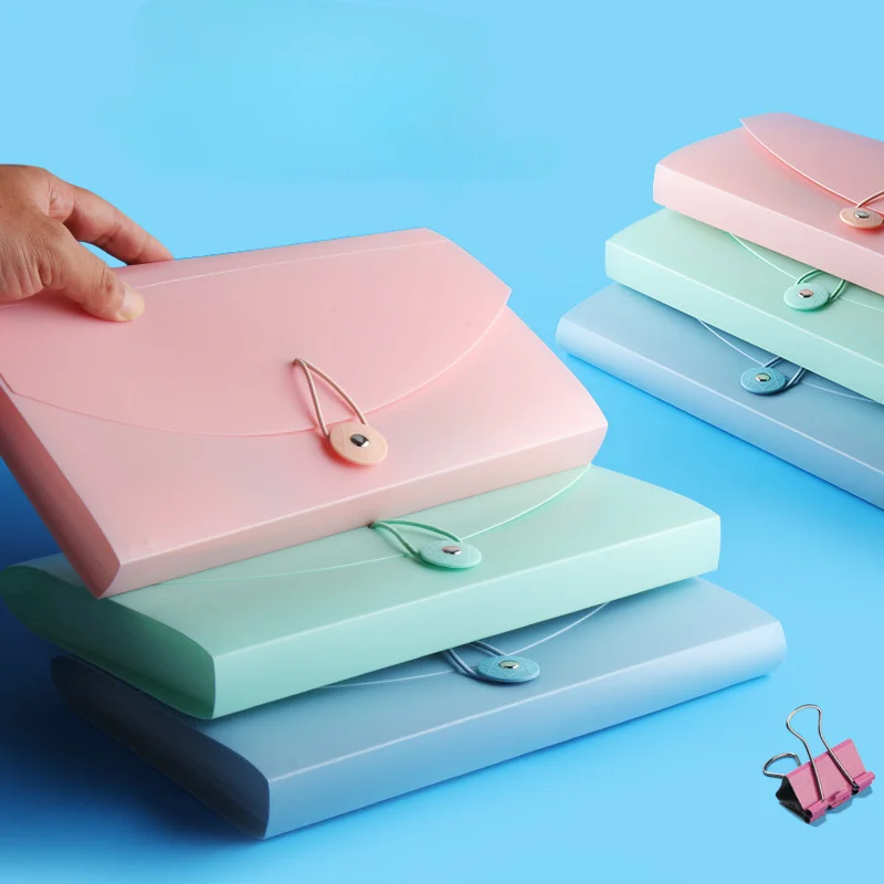 Expandable Accordion File Folder 13 Pockets - แฟ้มจัดเก็บเอกสารแบบขยายได้ 13 ช่อง, แฟ้มเอกสารแบบพับพร้อมป้ายกำกับ, แฟ้มจัดเก็บเอกสารพกพาสำหรับบิลและใบเสร็จ