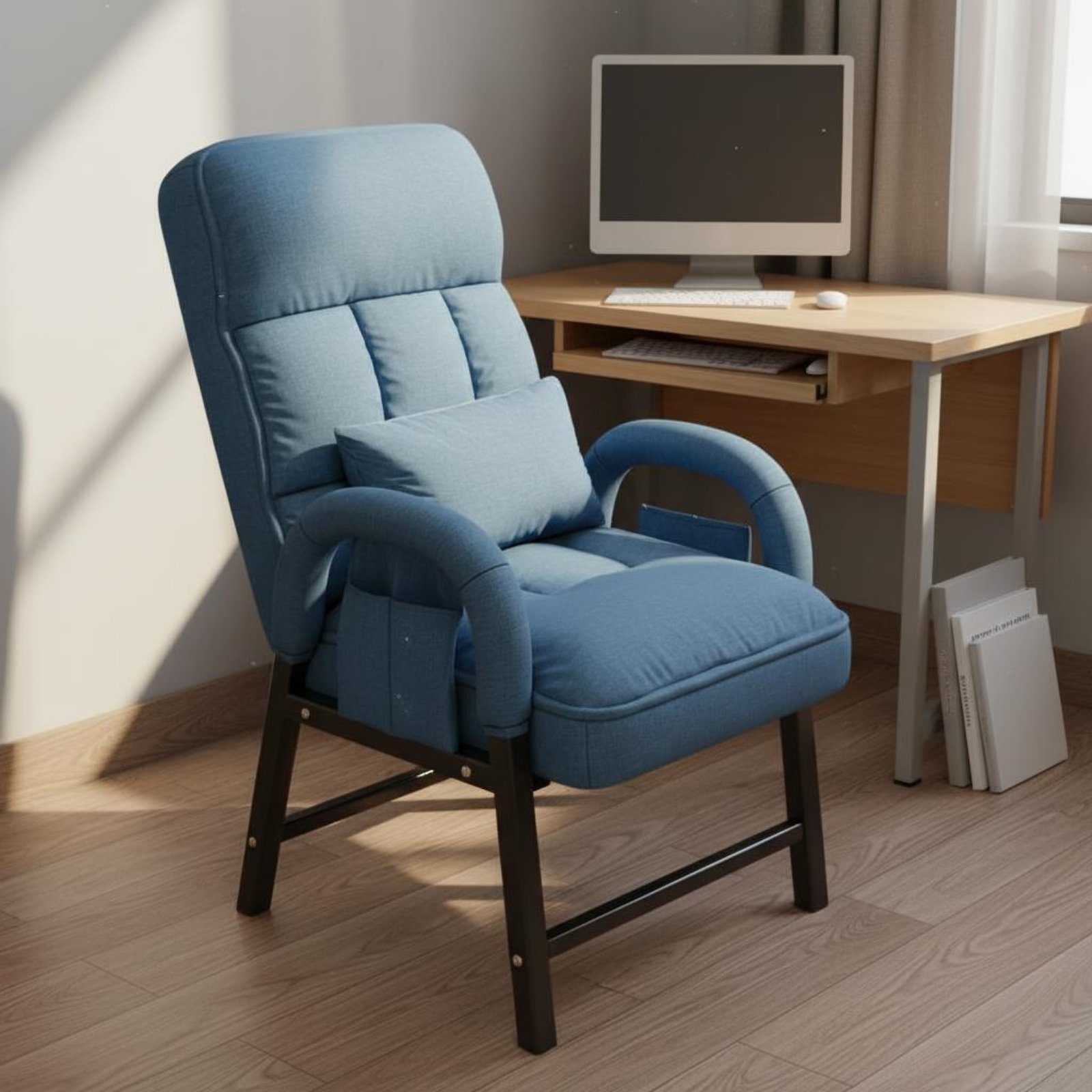 Office Furniture - เก้าอี้โซฟาปรับเอนได้ High Spine Lazy Sofa พร้อมพนักพิงปรับระดับได้
