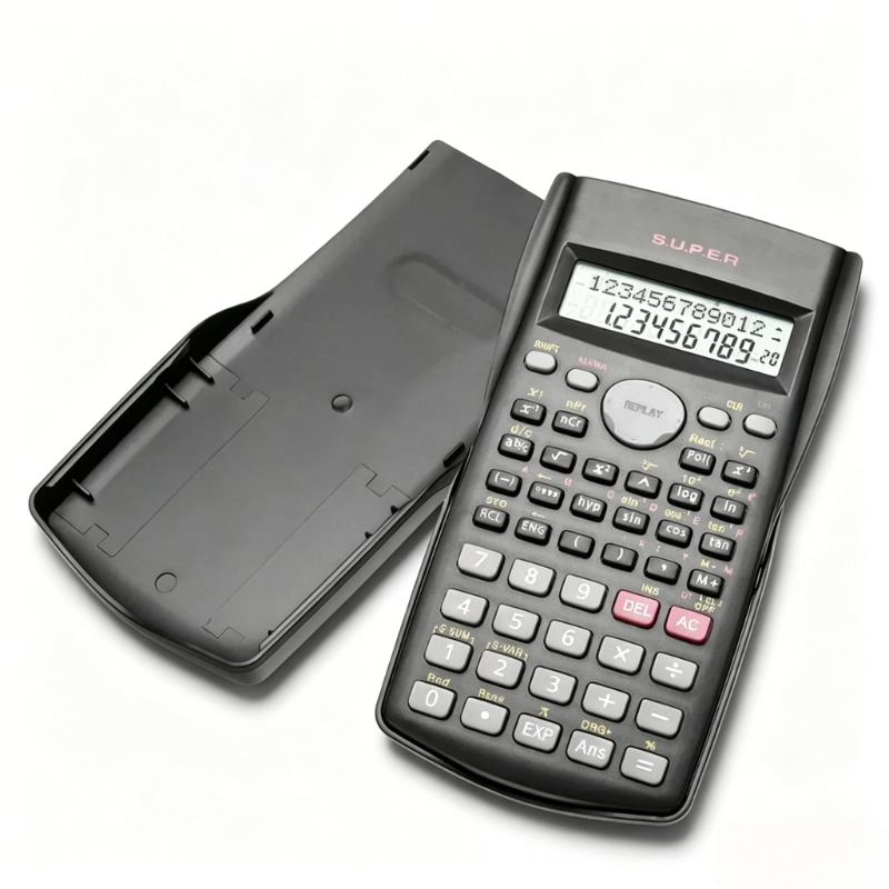 Scientific Calculator For Secondary School - เครื่องคิดเลขวิทยาศาสตร์แบบพกพา 2 บรรทัด 240 ฟังก์ชัน เครื่องคิดเลขแบบมือถือสำหรับนักเรียน