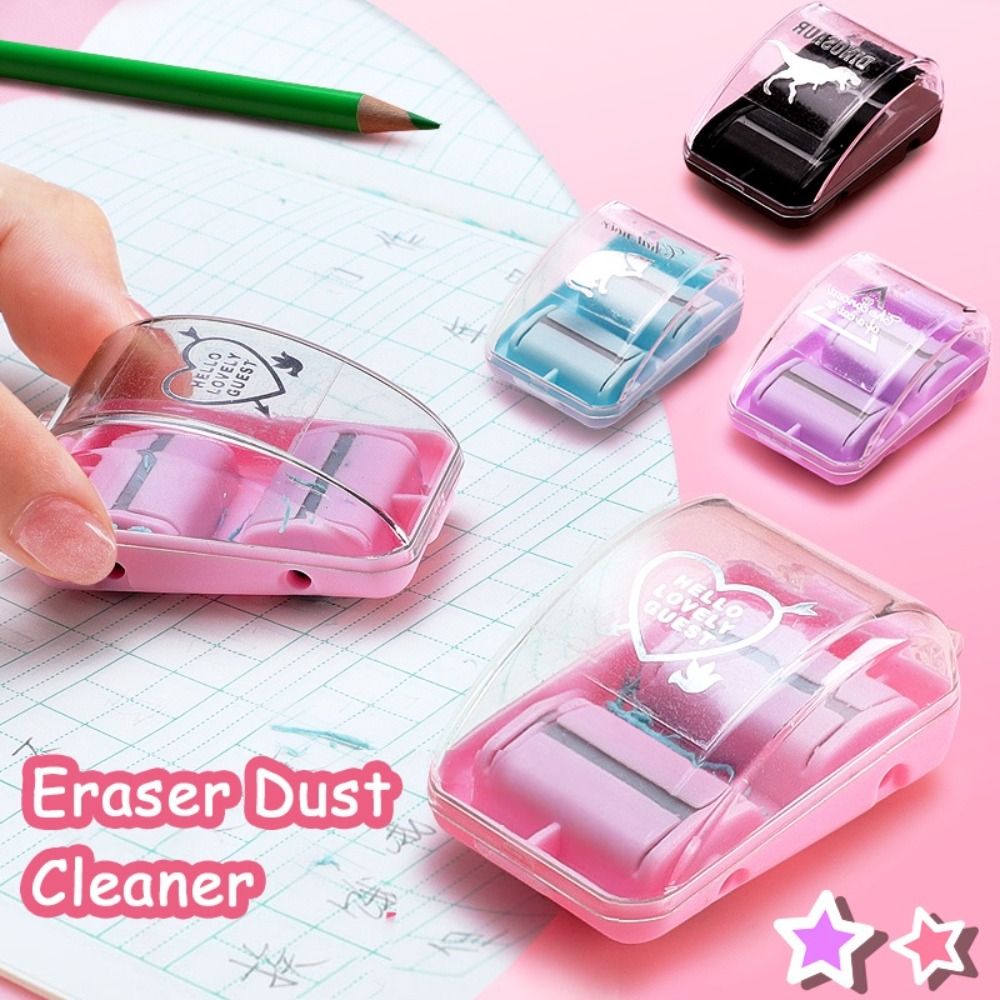 Mini Desktop Vacuum Cleaner For Eraser Dust - อุปกรณ์เครื่องเขียนสุดสร้างสรรค์แบบแมนนวลเครื่องดูดฝุ่นทำความสะอาดเดสก์ท็อปยางลบเศษที่สะสม