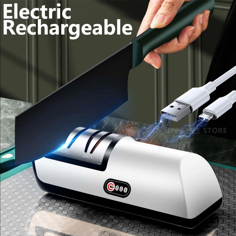 Electric Pencil Sharpener Usb - USB มีดไฟฟ้า Sharpener ปรับอัตโนมัติชาร์จ Sharpener มีดกรรไกร