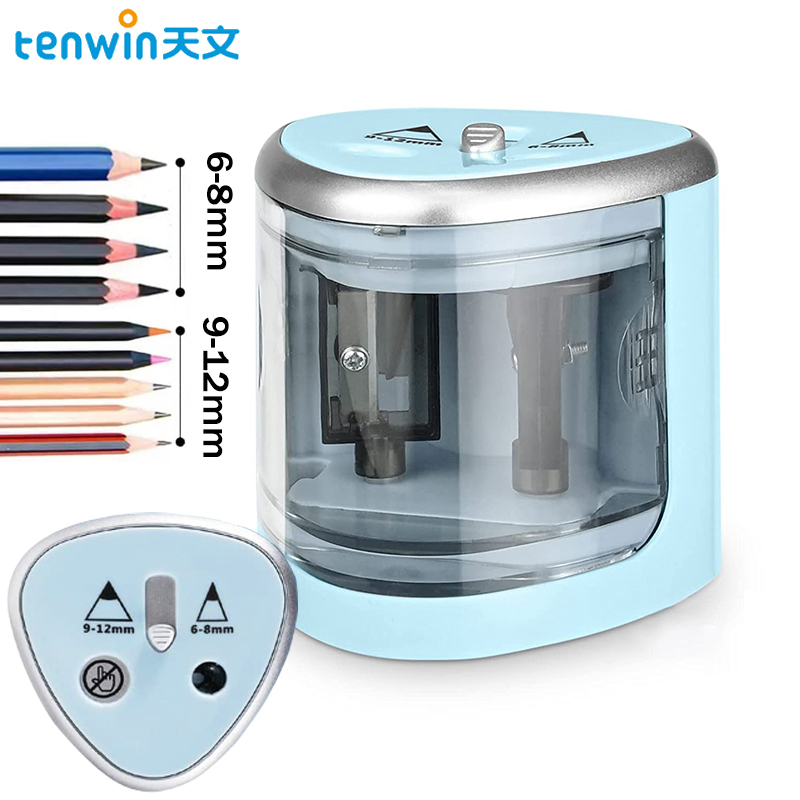 Electric Pencil Sharpener Usb - Tenwin ใหม่สองหลุมไฟฟ้าอัตโนมัติกบเหลาดินสอสวิทช์กบเหลาดินสอ Home Office เครื่องเขียนโรงเรียน Art