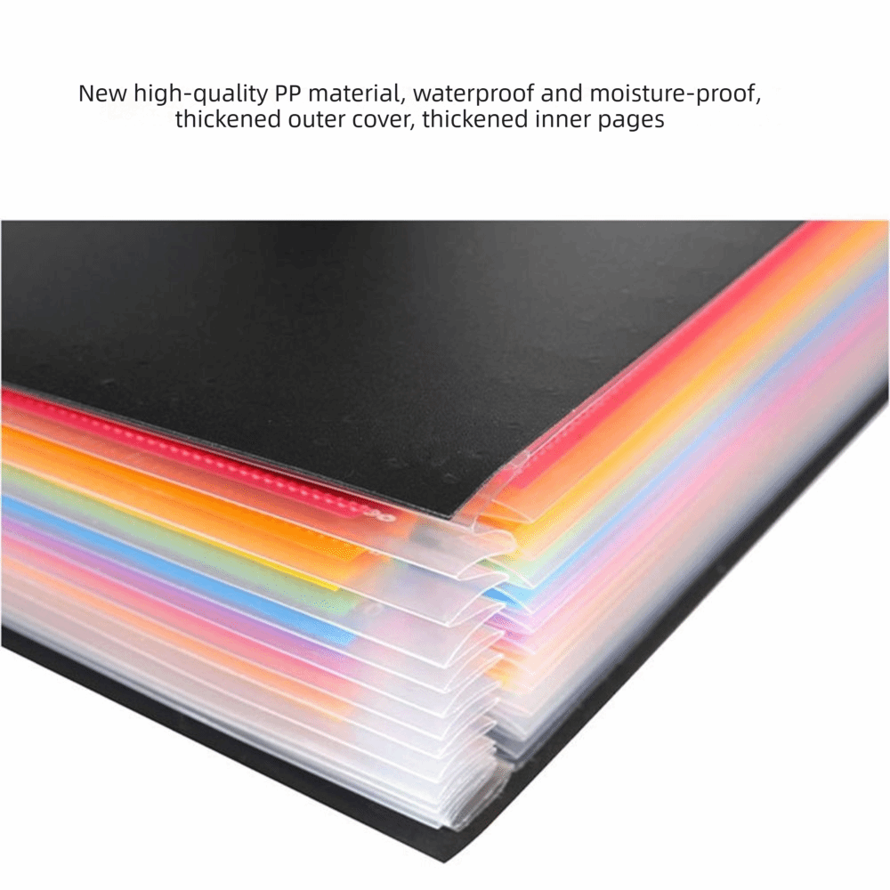 แฟ้มใส่เอกสารแบบขยายได้ 13 ช่อ - Expandable Accordion File Folder 13 Pockets บทวิจารณ์และราคา