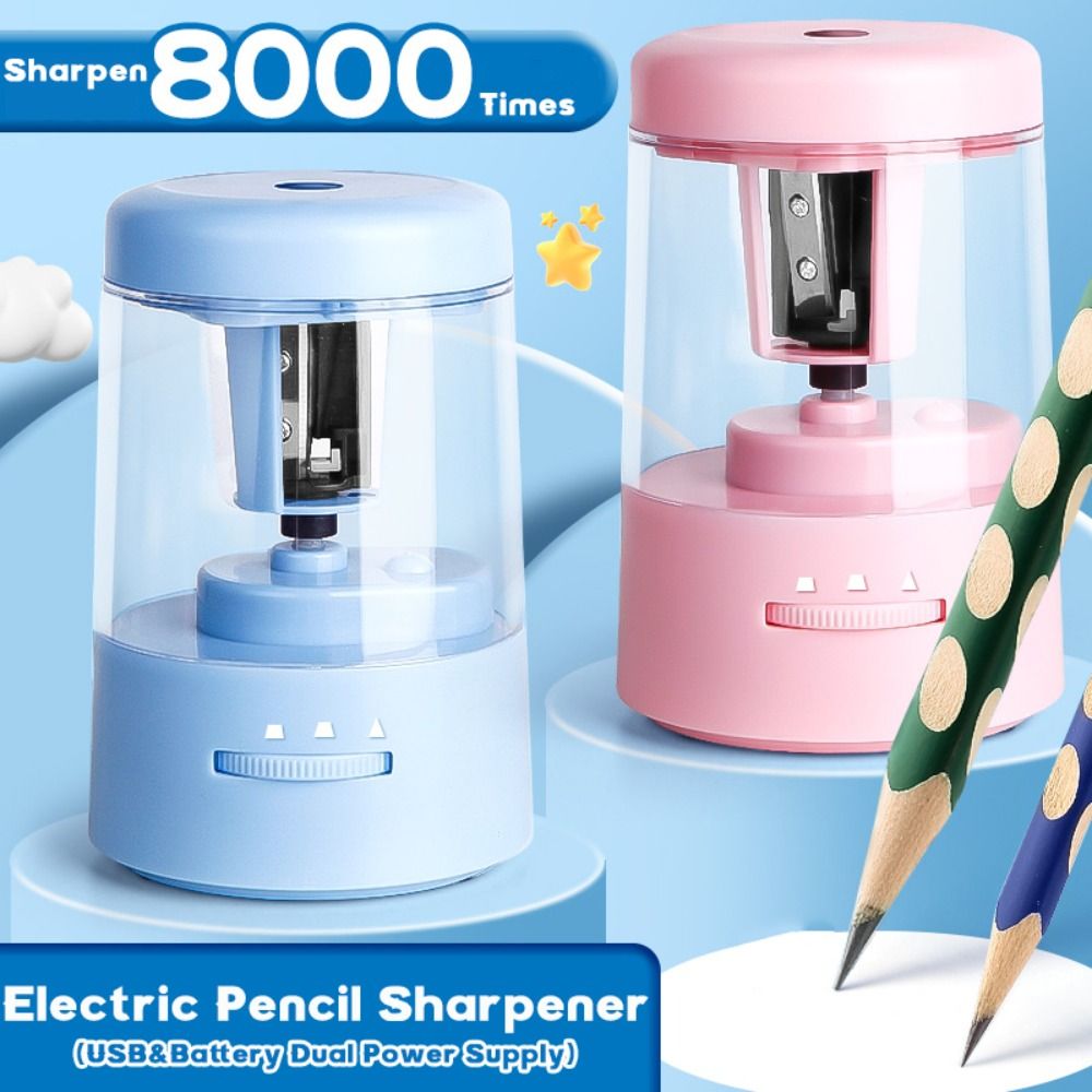เครื่องเหลาดินสอไฟฟ้าแบบปรับได - Electric Pencil Sharpener Usb บทวิจารณ์และราคา