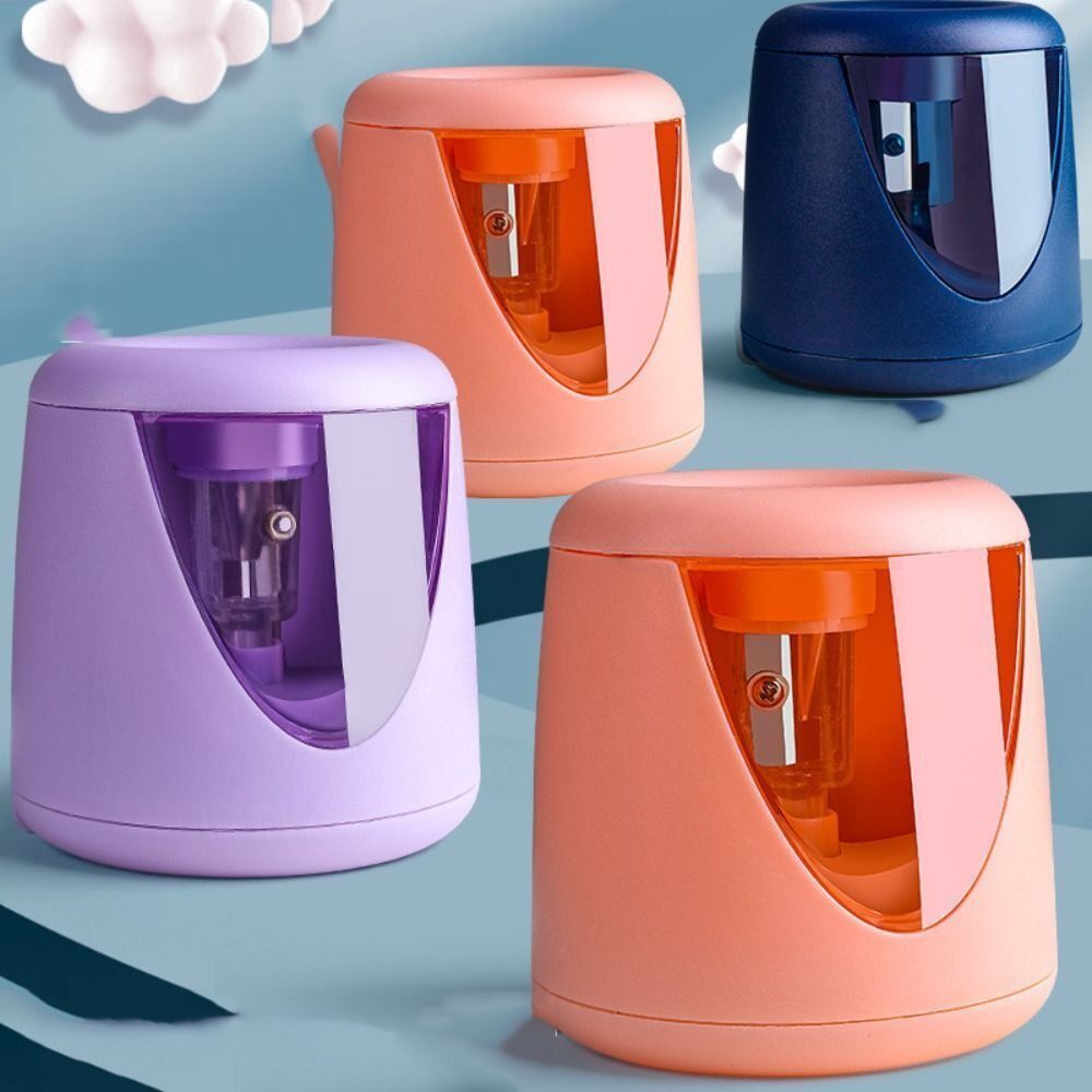 พร้อมสติกเกอร์ตกแต่ง แบตเตอรี่ - Electric Pencil Sharpener Usb บทวิจารณ์และราคา