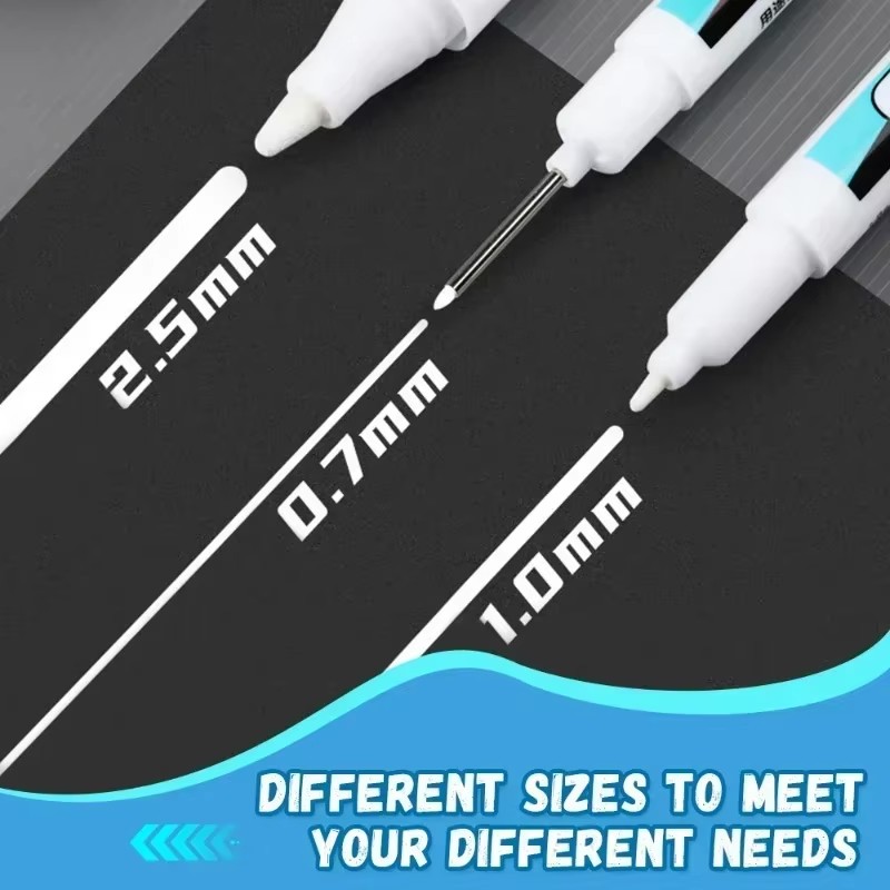 ปากกามาร์คเกอร์สีขาวแบบถาวร ขน - Stationery บทวิจารณ์และราคา