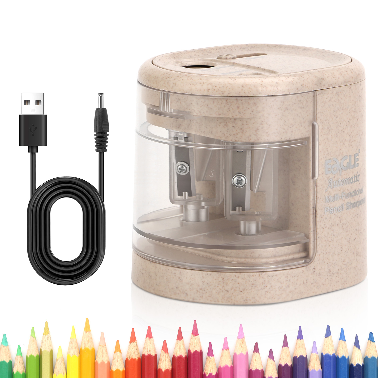 เครื่องเหลาดินสออัตโนมัติ EAGL - Electric Pencil Sharpener Usb บทวิจารณ์และราคา