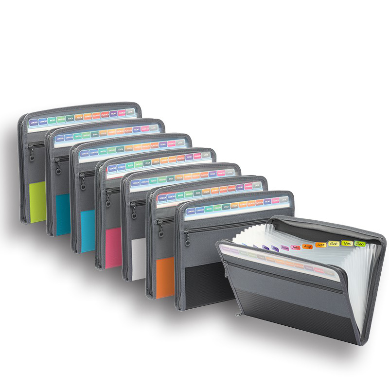 แฟ้มหีบเพลงพร้อมซิปปลอดภัย, โฟ - Expandable Accordion File Folder 13 Pockets บทวิจารณ์และราคา