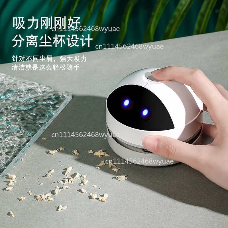 เครื่องดูดฝุ่นไร้สายกำลังสูงขน - Mini Desktop Vacuum Cleaner For Eraser Dust บทวิจารณ์และราคา