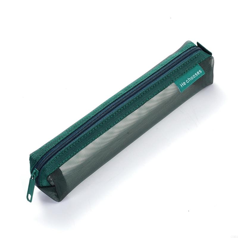 CORA CLEAR ตาข่ายดินสอดูผ่านกร - Clear Mesh Pencil Pouch For Exam บทวิจารณ์และราคา