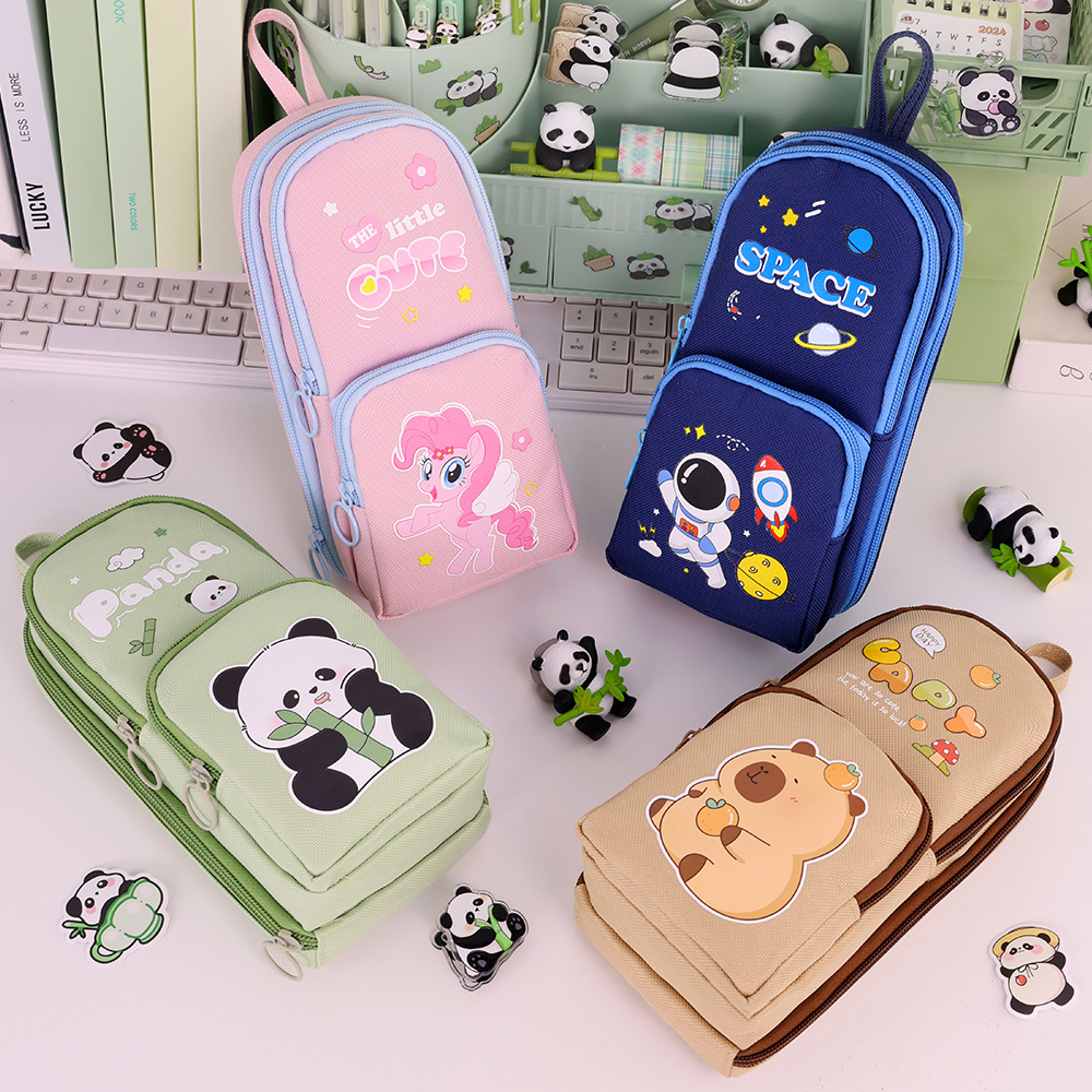 กระเป๋าดินสอ capybara การ์ตูนน - Aesthetic Large Pencil Case Pouch บทวิจารณ์และราคา
