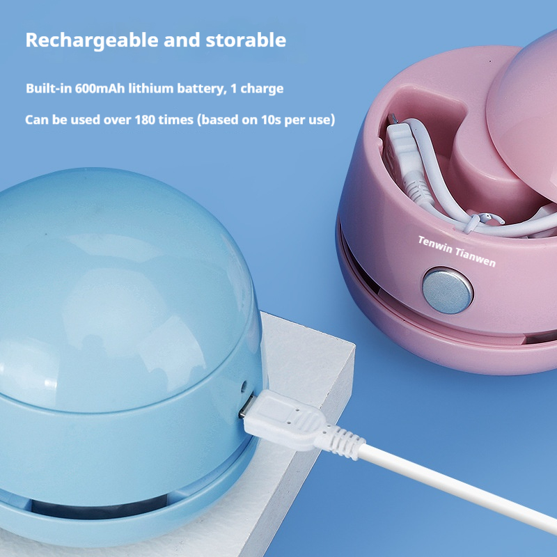 เครื่องดูดฝุ่นขนาดเล็กแบบพกพา  - Mini Desktop Vacuum Cleaner For Eraser Dust บทวิจารณ์และราคา