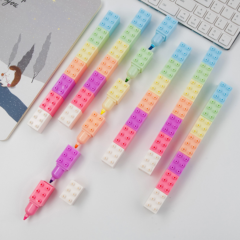 6pcs สีพาสเทล Body Building Bl - Pastel Highlighter Set Double Ended บทวิจารณ์และราคา