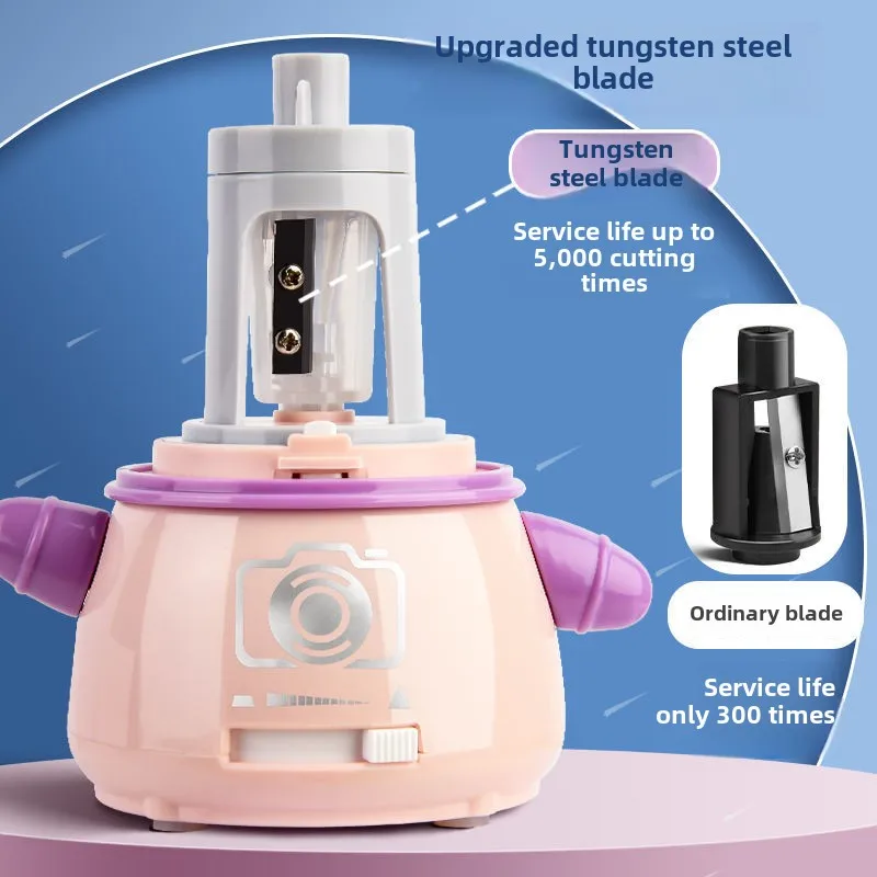 เครื่องเหลาดินสอไฟฟ้าอัตโนมัติ - Electric Pencil Sharpener Usb บทวิจารณ์และราคา