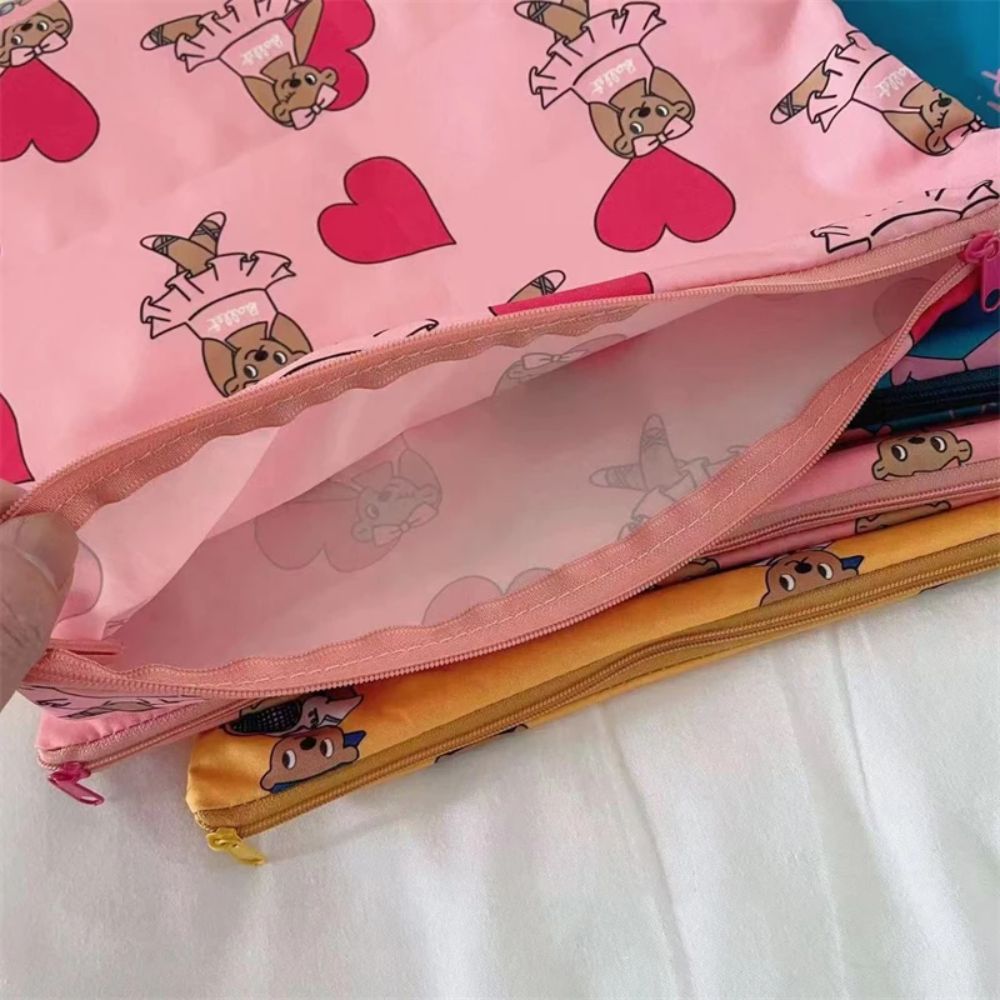 กระเป๋าเครื่องสำอางน่ารักลายหม - Stationery บทวิจารณ์และราคา