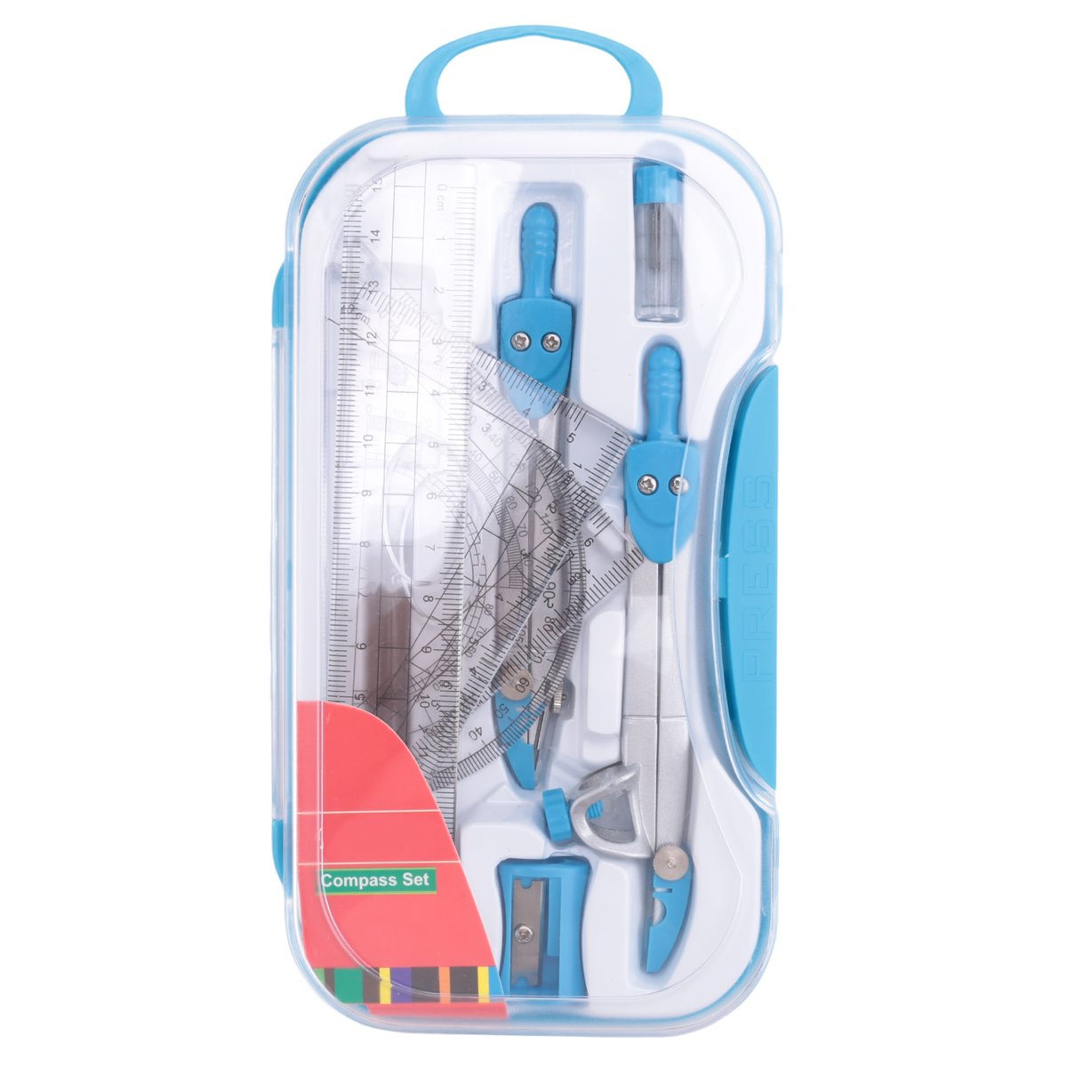 ชุดวงเวียนเรขาคณิต MALL 10 ชิ้ - Math Geometry Set With Compass บทวิจารณ์และราคา