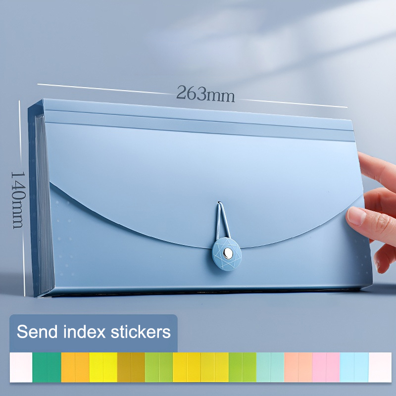 ✰ ✪ แฟ้มเอกสารแบบขยายได้ 13 ช่ - Expandable Accordion File Folder 13 Pockets บทวิจารณ์และราคา