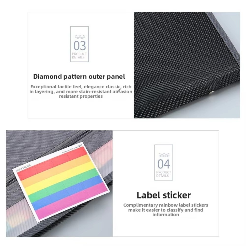 แฟ้มขยาย 13 ช่อง 13 ชั้น จัดเก - Expandable Accordion File Folder 13 Pockets บทวิจารณ์และราคา