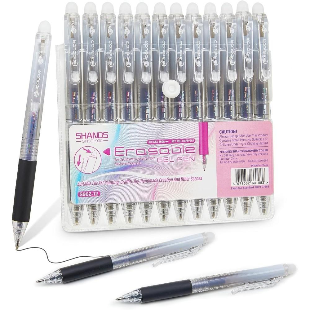 ปากกาเจลลบได้ขนาด 0.7 มม. แพ็ค - Retractable Eraser Pen Click บทวิจารณ์และราคา