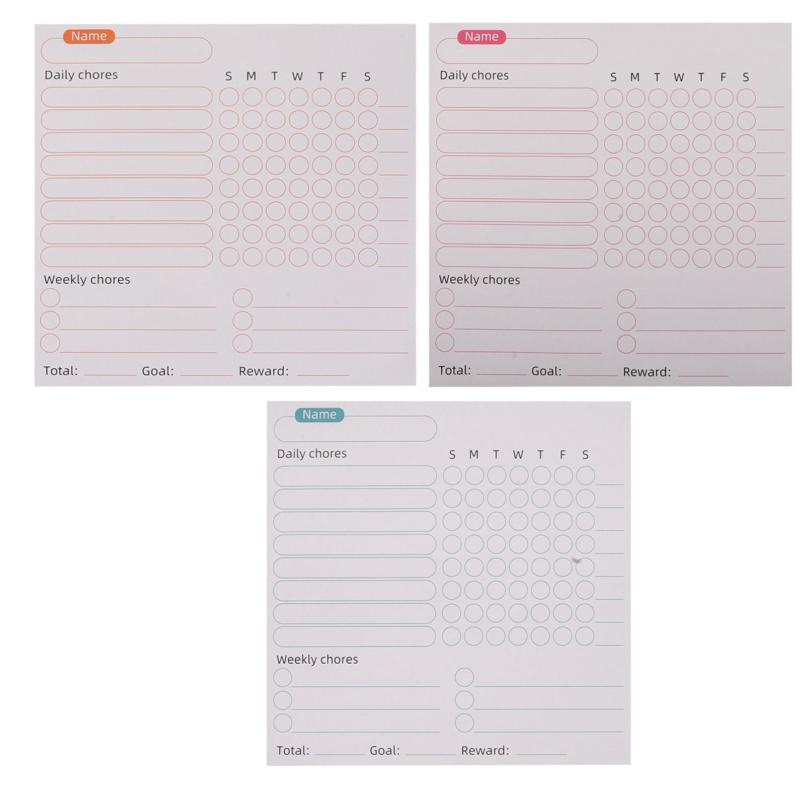 3 ชิ้น กระดานไวท์บอร์ดแม่เหล็ก - Kids Magnetic Reward Chart Board บทวิจารณ์และราคา