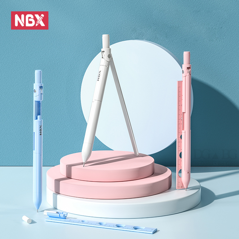 NBX เข็มทิศชุดดินสอวาดเขียนโรง - Math Geometry Set With Compass บทวิจารณ์และราคา