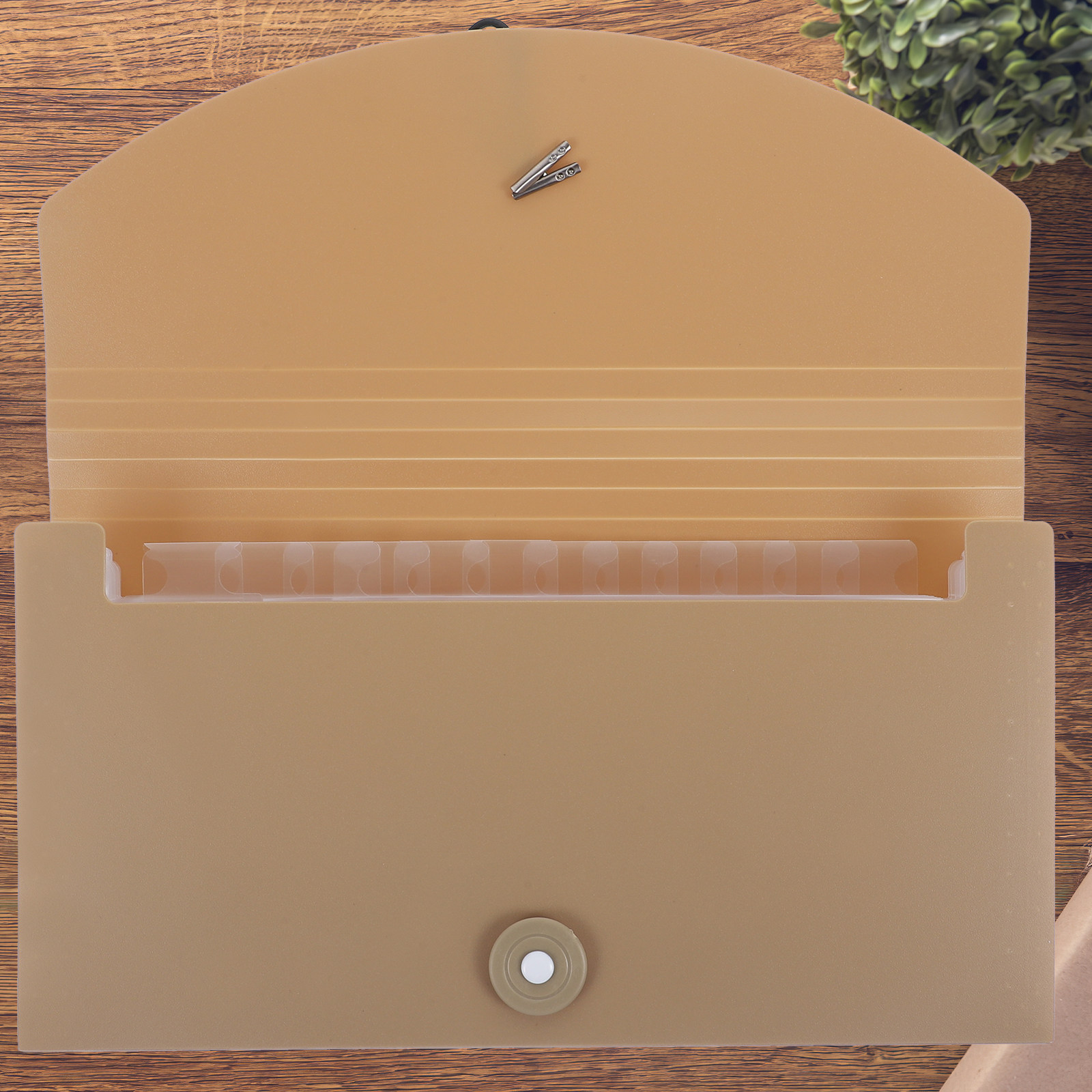 แฟ้มเอกสารขยายได้ 13 ช่อง พกพา - Expandable Accordion File Folder 13 Pockets บทวิจารณ์และราคา